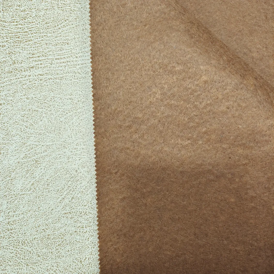 The Latest Velvet Super Soft Imitation Leather Composite Non-Woven Technology.