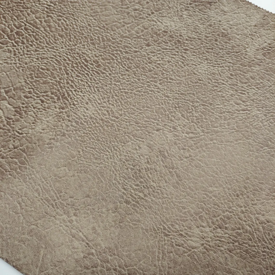 High Quality Velvet Super Soft Imitation Leather Composite Non-Woven Craft.