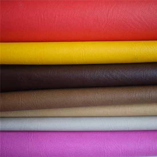 Obermaterial aus Mikrofaser-Wildleder, synthetischem Nubuk-PU-PVC-Leder für Schuhe